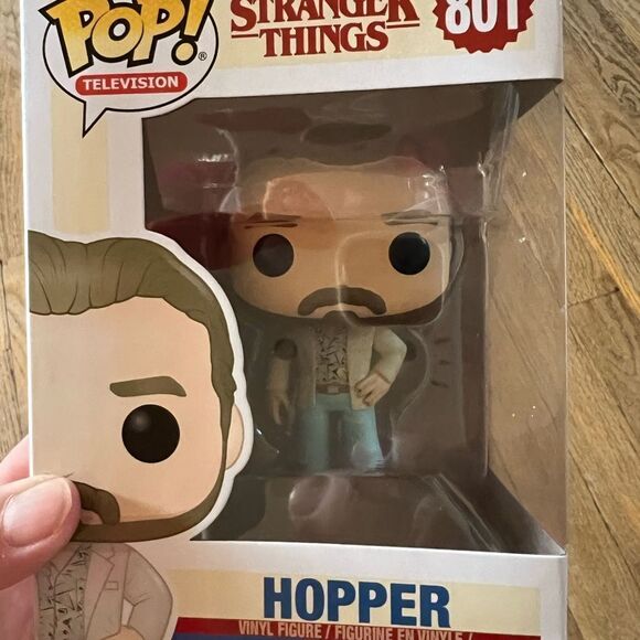 Funko Pop Stranger Things Hopper Vinyl Figure - Picture 1 of 9